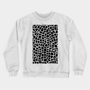 British Mosaic Zoom Black and White Crewneck Sweatshirt